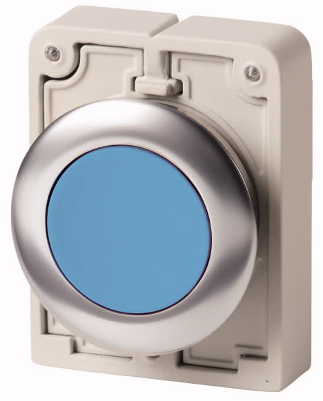Eaton Industries France SAS - Bouton-poussoir,30mm affleur.,bleu