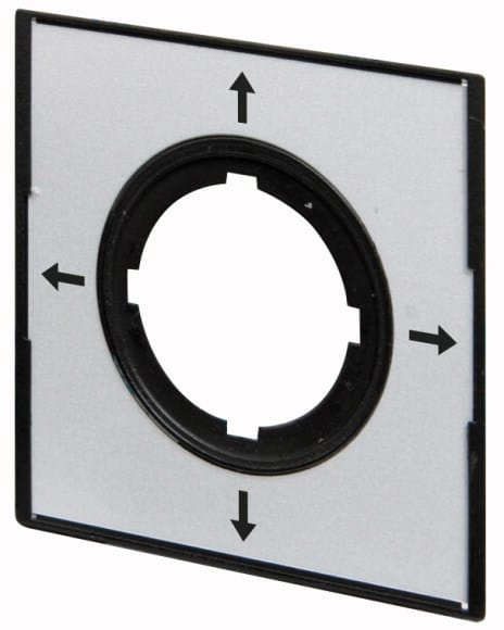 Eaton Industries France SAS - Plaque commutateur 4 positions, sans inscription