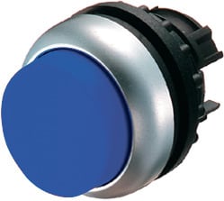 Eaton Industries France SAS - Bouton-poussoir lumineux, saillant, bleu, à rappel