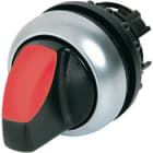 Eaton Industries France SAS - Commutateur rotatif lumineux, 3 positions, rouge, à accrochage