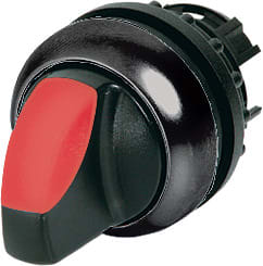 Eaton Industries France SAS - Commutateur rotatif lumineux, 3 positions, rouge, à accrochage