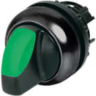 Eaton Industries France SAS - Commutateur rotatif lumineux, 2 positions, vert, à rappel