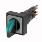 Eaton Industries France SAS - Commutateur rotatif lumineux, 3 pos., vert, à accrochage, +lampe 24V