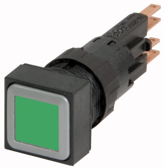 Eaton Industries France SAS - Bouton-poussoir lumineux, verrine vert, à rappel