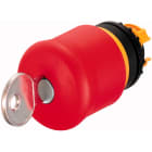 Eaton Industries France SAS - Bouton d'arrêt d'urgence, D=38mm, déverrouillé par clé, serrure