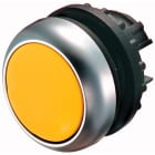 Eaton Industries France SAS - Bouton-poussoir, plat, jaune, à rappel