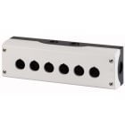 Eaton Industries France SAS - Boîtier à monter en saillie, RAL 7035, Inscription personnalisée, perçages: 6