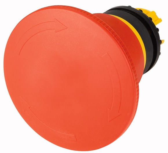 Eaton Industries France SAS - Bouton d'arrêt d'urgence, D=45mm, non lumineux, déverrouillage par rotation