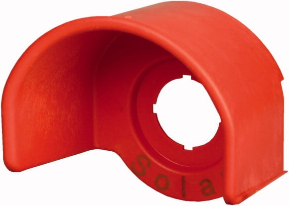Eaton Industries France SAS - Collerette de protection, rouge, avec marquage laser SOLAR
