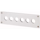 Eaton Industries France SAS - Plastron d'encastrement, 6 emplacements de montage