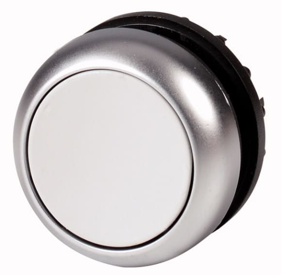 Eaton Industries France SAS - Bouton-poussoir, plat, gris, à rappel