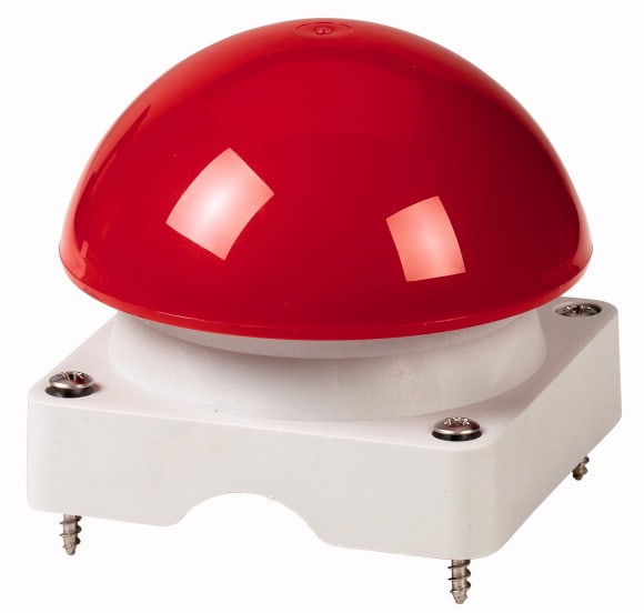 Eaton Industries France SAS - Partie supérieure du boîtier grise, tête rouge