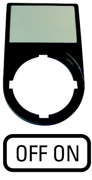 Eaton Industries France SAS - Support, +étiquette, OFF ON