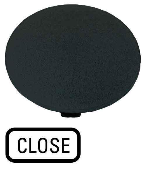 Eaton Industries France SAS - Étiquette, bouton ' coup de poing ' noir, CLOSE