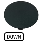 Eaton Industries France SAS - Étiquette, bouton ' coup de poing ' noir, DOWN