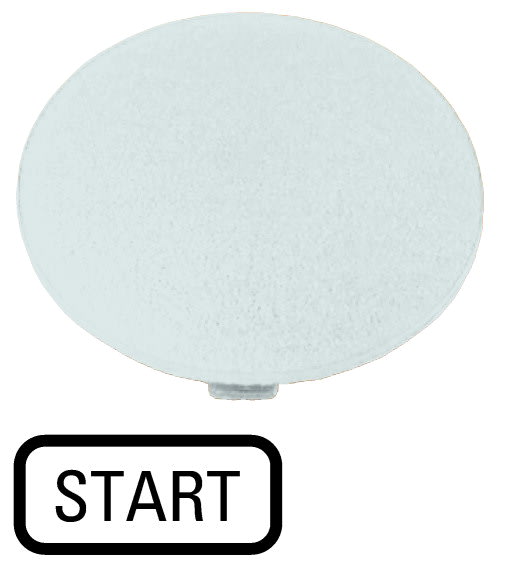 Eaton Industries France SAS - Étiquette, bouton ' coup de poing ' noir, START