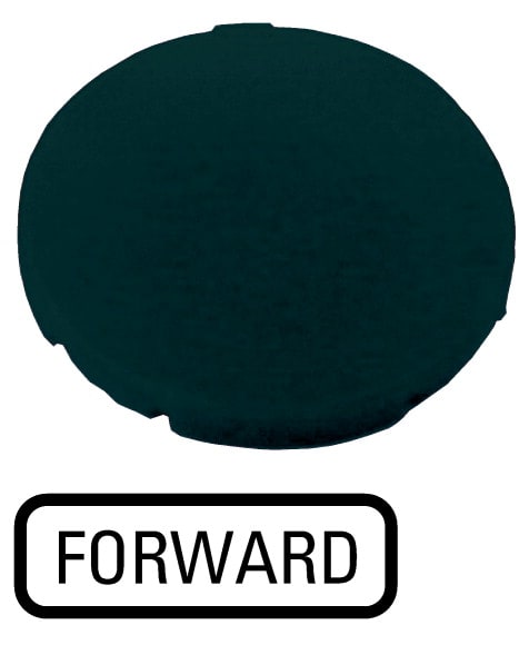 Eaton Industries France SAS - Étiquette, plate noire, FORWARD