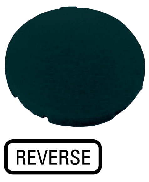 Eaton Industries France SAS - Étiquette, plate noire, REVERSE