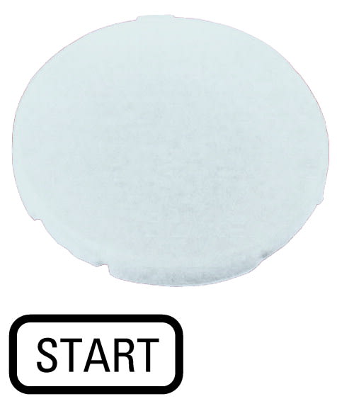 Eaton Industries France SAS - Étiquette, plate blanche, START