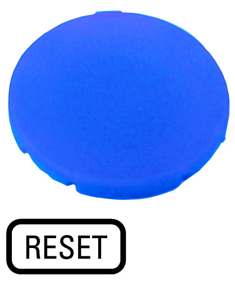 Eaton Industries France SAS - Étiquette, plate bleue, RAZ