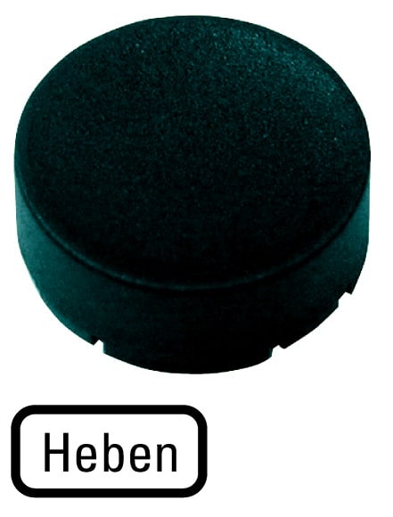 Eaton Industries France SAS - Étiquette, saillante noire, SAILLANTE