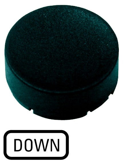 Eaton Industries France SAS - Étiquette, saillante noire, DOWN