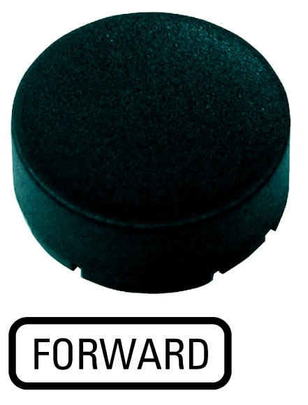 Eaton Industries France SAS - Étiquette, saillante noire, FORWARD