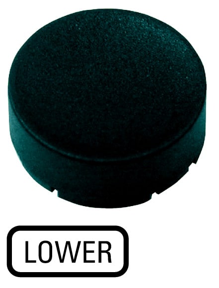 Eaton Industries France SAS - Étiquette, saillante noire, LOWER