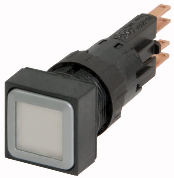 Eaton Industries France SAS - Bouton-poussoir lumineux, verrine blanc, à rappel, +L 24V