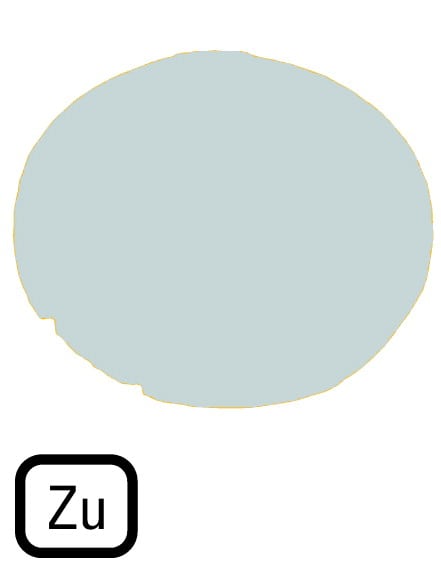 Eaton Industries France SAS - Verrine pour boutons-poussoirs, plate blanche, ZU
