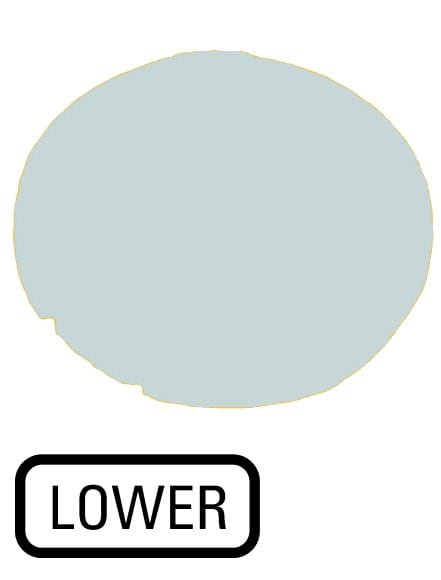 Eaton Industries France SAS - Verrine pour boutons-poussoirs, plate blanche, LOWER