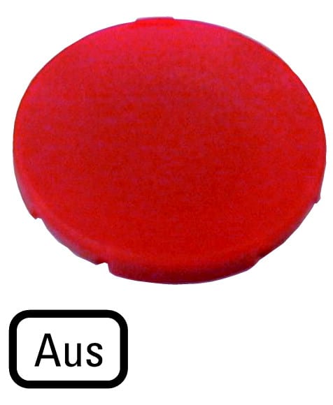 Eaton Industries France SAS - Étiquette, plate rouge, ARRET