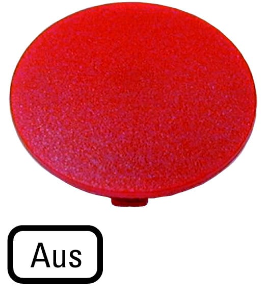 Eaton Industries France SAS - Étiquette, bouton ' coup de poing ' rouge, ARRET