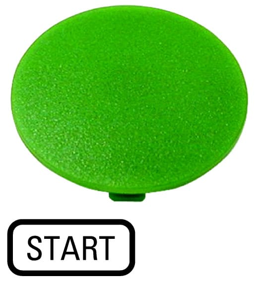 Eaton Industries France SAS - Étiquette, bouton ' coup de poing ' vert, START