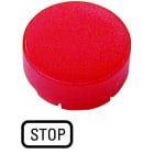 Eaton Industries France SAS - Verrine pour boutons-poussoirs, saillante rouge, STOP