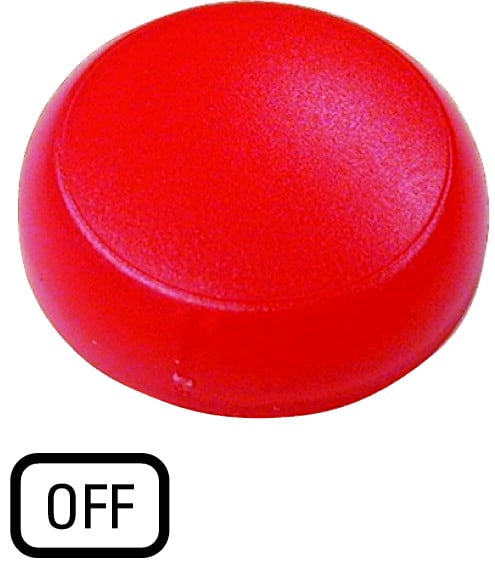 Eaton Industries France SAS - Verrine, voyant lumineux rouge, plate, OFF