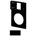 Eaton Industries France SAS - Support, +étiquette, sans inscription, noir, inscription possible
