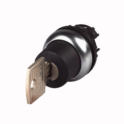 Eaton Industries France SAS - Bouton à clé, 2 positions, à accrochage version selon indication