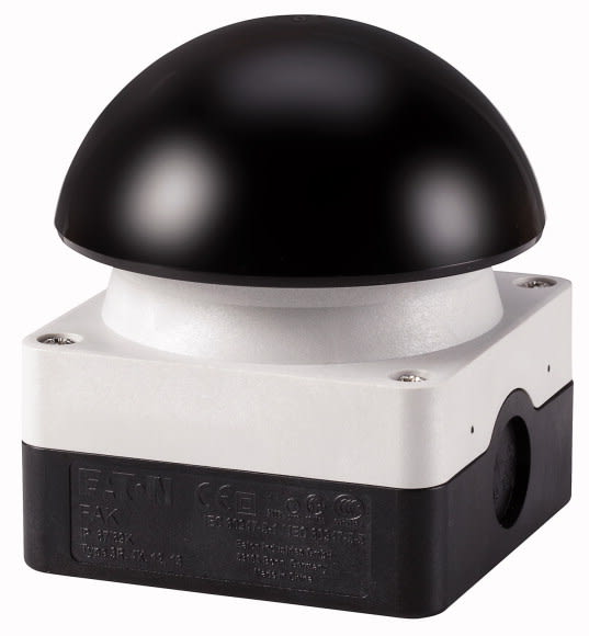 Eaton Industries France SAS - Coupure pompiers, 1F+1O, bouton ' coup de poing ' noir, montage en saillie