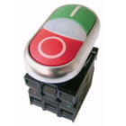 Eaton Industries France SAS - Bouton-poussoir double, 1F+1O, + LED 85-264VAC
