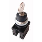 Eaton Industries France SAS - Bouton à clé, 1F+1O, 2 positions, fixation par l'avant