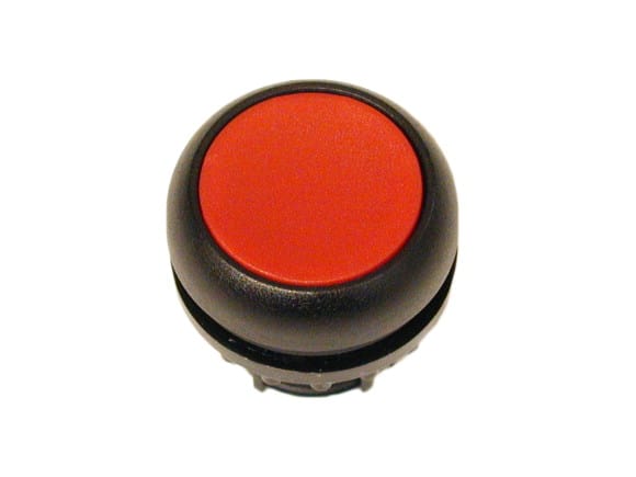 Eaton Industries France SAS - Bouton-poussoir, plat, rouge, à rappel
