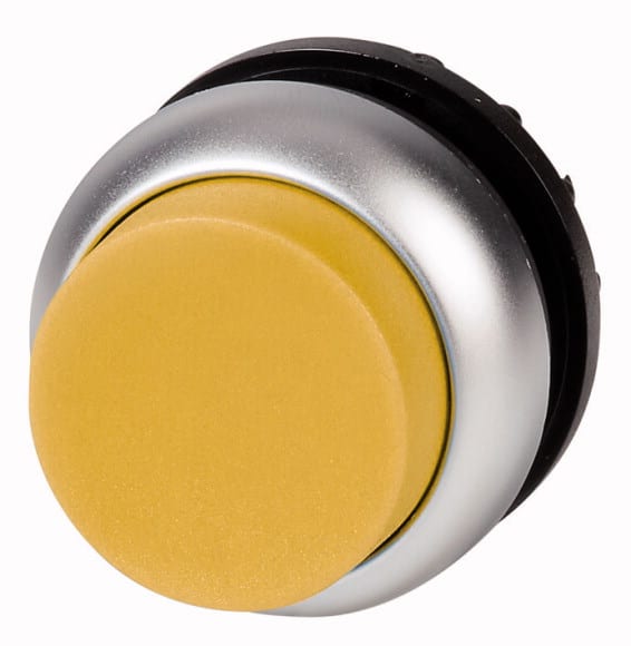 Eaton Industries France SAS - Bouton-poussoir lumineux, saillant, jaune, à accrochage