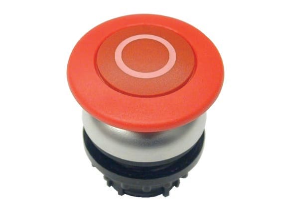 Eaton Industries France SAS - Bouton-poussoir coup de poing, rouge 0, à accrochage