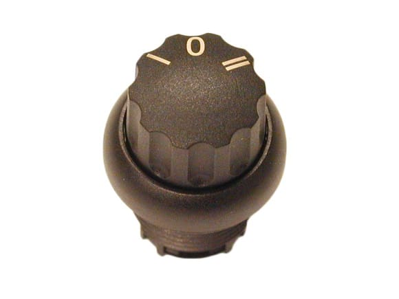 Eaton Industries France SAS - Commutateur rotatif, 3 positions, noir I 0 II, à rappel