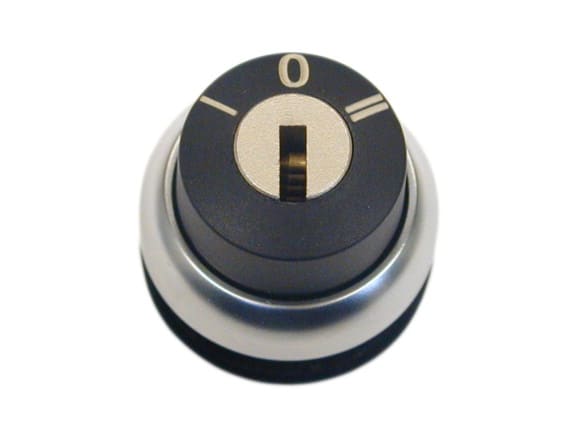 Eaton Industries France SAS - Bouton à clé, 3 positions, à accrochage, version selon indication