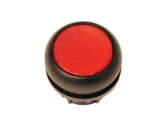 Eaton Industries France SAS - Bouton-poussoir lumineux, plat, rouge, à accrochage