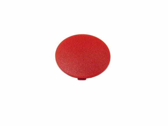 Eaton Industries France SAS - Étiquette, bouton ' coup de poing ' rouge, sans inscription