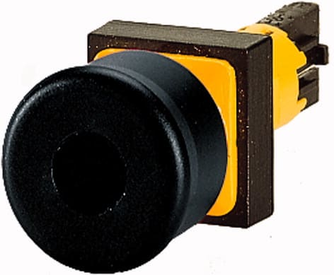 Eaton Industries France SAS - Bouton-poussoir d'arrêt/arrêt d'urgence non lumineux, noire, à accrochage