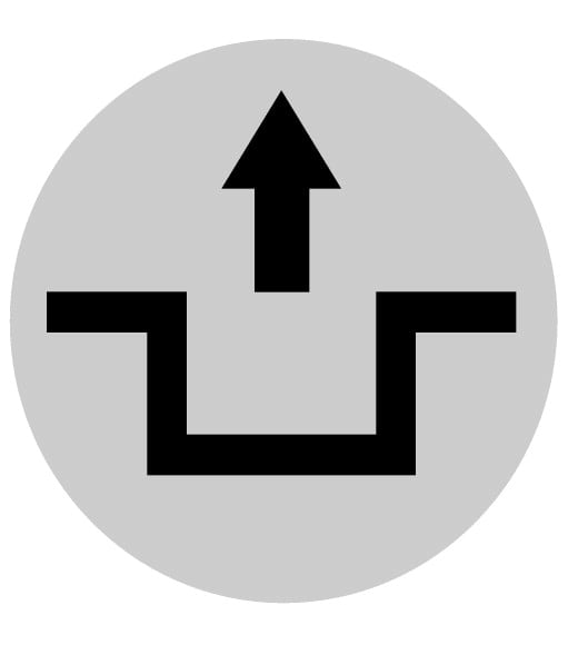 Eaton Industries France SAS - Verrine pour boutons-poussoirs, saillante blanche, déverrouiller le symbole